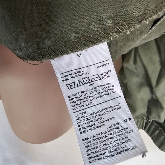 Old Navy Green Twill Field Utility Jacket Size Women's Medium - Picture 9 of 9